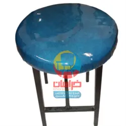 چهارپایه کف چرمی
