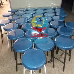 چهارپایه کف چرمی