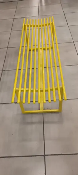 نیمکت پارکی انتظار فلزی (کوره ای)