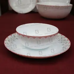 سرویس غذاخوری آرکوپال 26 پارچه دیوالی گلدن طرح سایه صورتی – فروشگاه بیگی استور