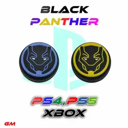 روکش آنالوگ دسته بازی طرح black pantherنو  black panther background  Design PS4/XBOX Controller Analog Cover