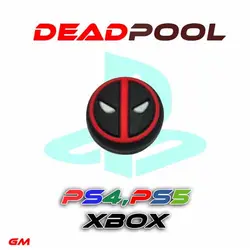 روکش آنالوگ دسته بازی طرح Deadpoolنو  Deadpool background  Design PS4/XBOX Controller Analog Cover