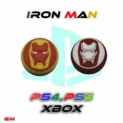 روکش آنالوگ دسته بازی طرح Iron Manنو  Iron Man background  Design PS4/XBOX Controller Analog Cover