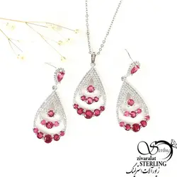 نیمست ژوپینگ اشکی طرح جواهر نگین سوارسکی