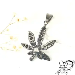 پلاک اسپرت طرح برگ برند استیل