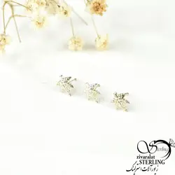 پیرسینگ طرح برگ نقره