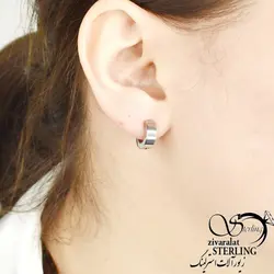 گوشواره حلقه فیک استیل