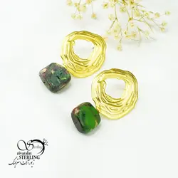 گوشواره ترک دست ساز کد 6454
