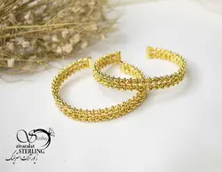 دستبند النگویی توری زنانه