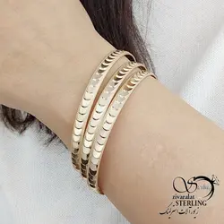 پک النگو 3عددی 7میل طلاروس طرح پولکی کد 13171