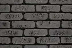 آجر رستیک طوسی رنگ سایه دار و رگه دار ویژه | امیران نما