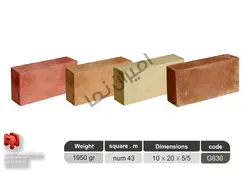 آجر قزاقی کامل | آجر قزاقی دیوار چینی طرح سنتی | امیران نما