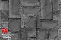 آجر نما طرح سنگ مدل پازلی کد A13 | امیران نما