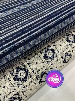 جین قلاب بافی و پولک دوزی