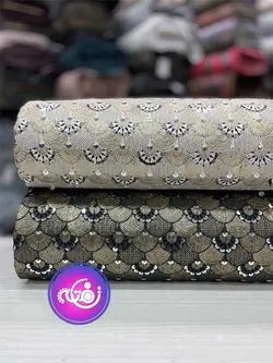 لینن سوزن دوزی و پولک دوزی