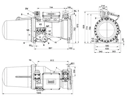 کمپرسور اسکرو فراسکلد مدل CXH92-300-912Y | قیمت کمپرسور اسکرو دی کول