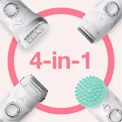 اپیلاتور Braun Silk-épil 9 9-865 آلمان : 3 تکه،با فناوری انبر ریزگیر