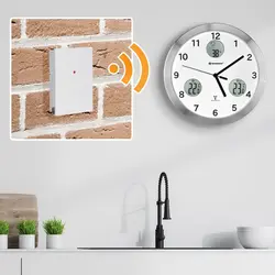 ساعت دیواری MyTime io با رادیو کنترل دما و رطوبت برسر آلمان