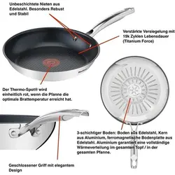 ست ماهیتابه تفال فرانسه A704S3