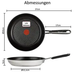 ست ماهیتابه تفال فرانسه جیمی اولیور 24 سانتی متری E76 20