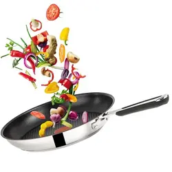 ست ماهیتابه تفال فرانسه جیمی اولیور 24 سانتی متری E76 20