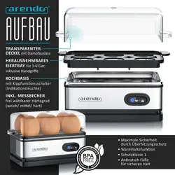 سرویس توستر و تخم مرغ پز نقره ای آرندو آلمان