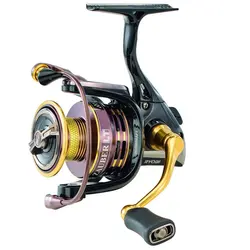 بهترین قیمت خرید ماهیگیری چرخ و قرقره Carved Spool Wheel Fishing Reel 12.7  x 12.7cm