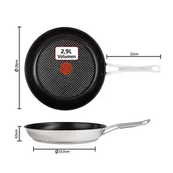 ماهیتابه تفال فرانسه 28 سانتی متری SET3