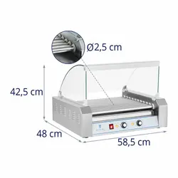 هات داگ گریل RCHG-11E رویال کترینگ آلمان