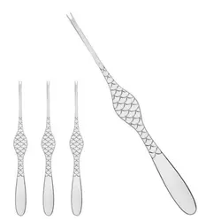 قلم خرچنگ السی ایتالیا Alessi Set COLOMBINA FISH