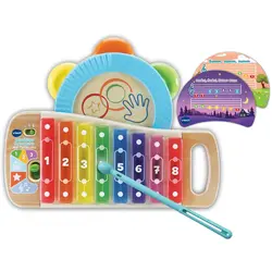 زیلوفون چوبی تعاملی ابزار موسیقی Toy با تنبور وی تک چین