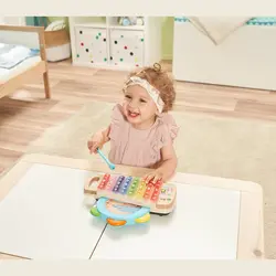 زیلوفون چوبی تعاملی ابزار موسیقی Toy با تنبور وی تک چین