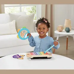 زیلوفون چوبی تعاملی ابزار موسیقی Toy با تنبور وی تک چین