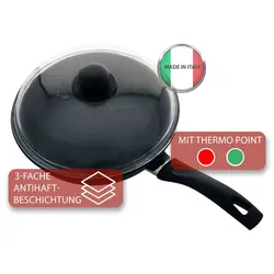 ماهیتابه با درب شیشه ای Ø 28 سانتی متر بالارینی ایتالیا