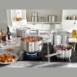 ماهیتابه 28 سانتی TWIN CLASSIC با درب زولینگ آلمان