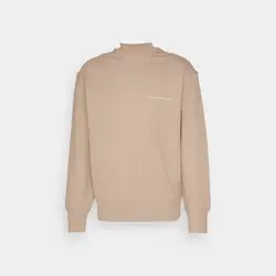 یقه ساختگی نهادی – سویشرت رنگ ماسه گرم – کلوین کلاین امریکا