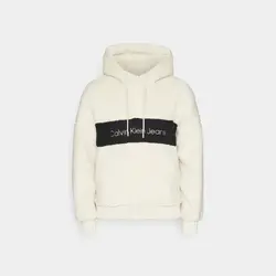 BLOCKING HOODIE – هودی رنگ پوسته تخم مرغ – کلوین کلاین امریکا