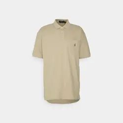 آستین کوتاه – پیراهن یقه دار رنگ شن – رالف لورن سوئد