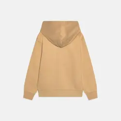 LOGO RELAXED ZIP از طریق UNISEX – سویشرت زیپ دار رنگ ماسه گرم – کلوین کلاین امریکا