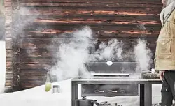 باربیکیو زغالی مشکی فولاد ضد زنگ مدل GRILLSKÄR | برند ایکیا | ارسال 15 الی 20 روز کاری