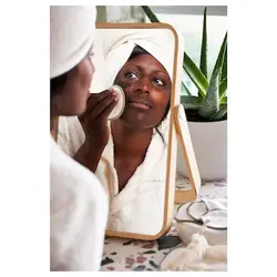 پد آرایش پاک کن قابل استفاده مجدد سفید سبز مدل ÅKERRÄTTIKA | برند ایکیا | ارسال 15 الی 20 روز کاری