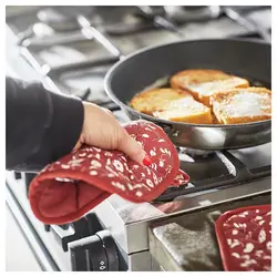 دستگیره طرح دار قرمز مدل INAMARIA | برند ایکیا | ارسال 15 الی 20 رو کاری