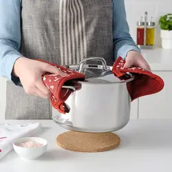 دستگیره طرح دار قرمز مدل INAMARIA | برند ایکیا | ارسال 15 الی 20 رو کاری