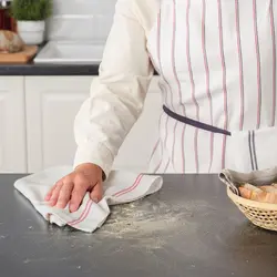 دستمال آشپزخانه خط دار قرمز مدل HILDEGUN | برند ایکیا | ارسال 15 الی 20 روز کاری