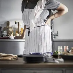 دستمال آشپزخانه خط دار قرمز مدل HILDEGUN | برند ایکیا | ارسال 15 الی 20 روز کاری