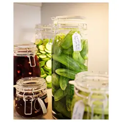 ظرف درب دار شیشه ای مدل KORKEN | برند ایکیا | ارسال 15 الی 20 روز کاری