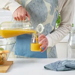 ظرف درب دار شیشه ای مدل KORKEN | برند ایکیا | ارسال 15 الی 20 روز کاری