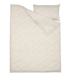 کاور لحاف و روبالشی بژ سفید یک نفره مدل TRINDSTARR | برند ایکیا | ارسال 15 الی 20 روز کاری