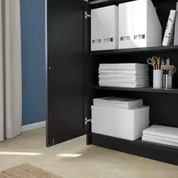 کتابخانه با درب مدل BILLY / OXBERG | برند ایکیا | ارسال 15 الی 20 روز کاری