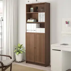 کتابخانه با درب مدل BILLY / OXBERG | برند ایکیا | ارسال 15 الی 20 روز کاری